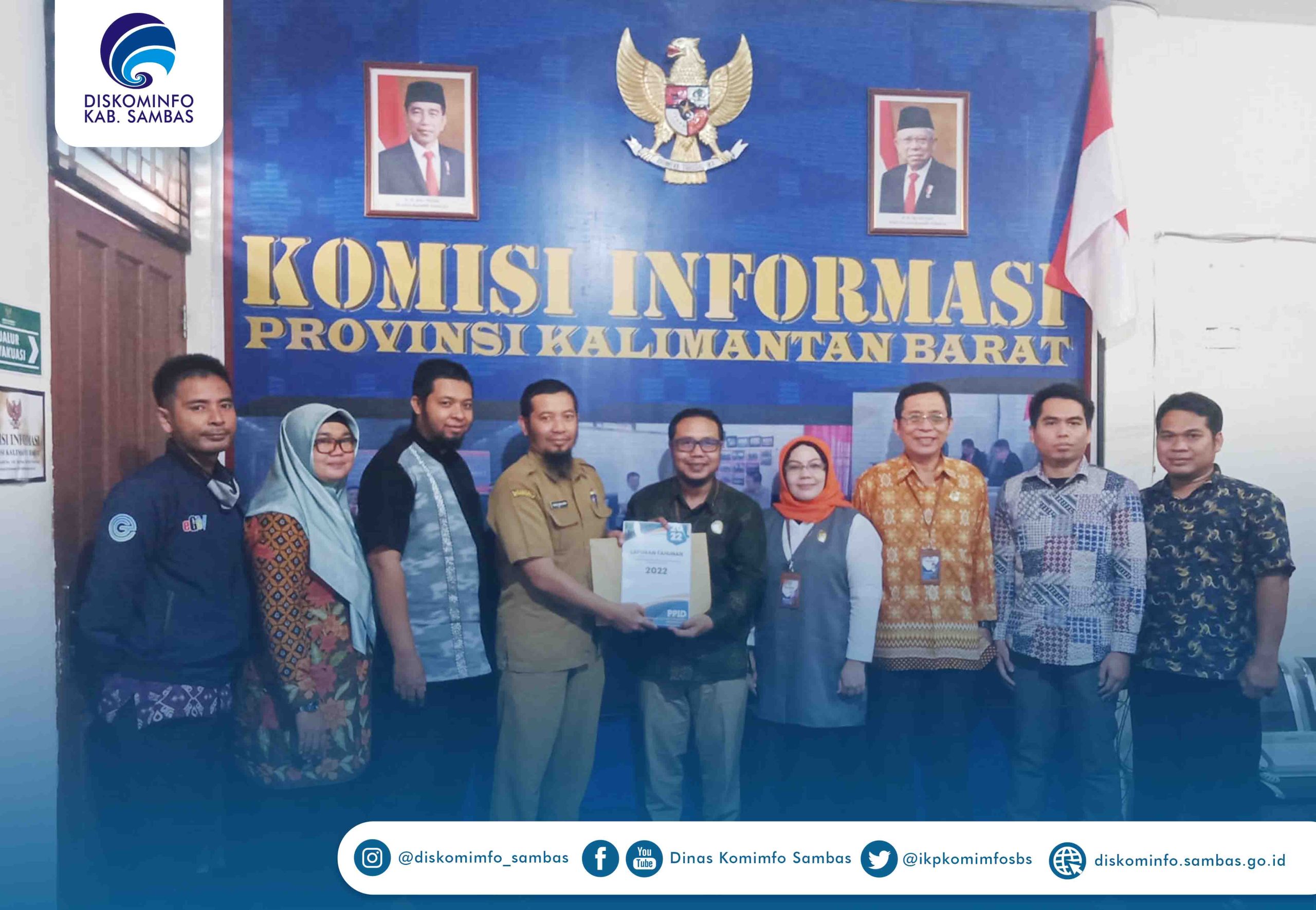 Kunjungan Koordinasi Diskominfo Kab. Sambas Ke Komisi Informasi Kalimantan Barat