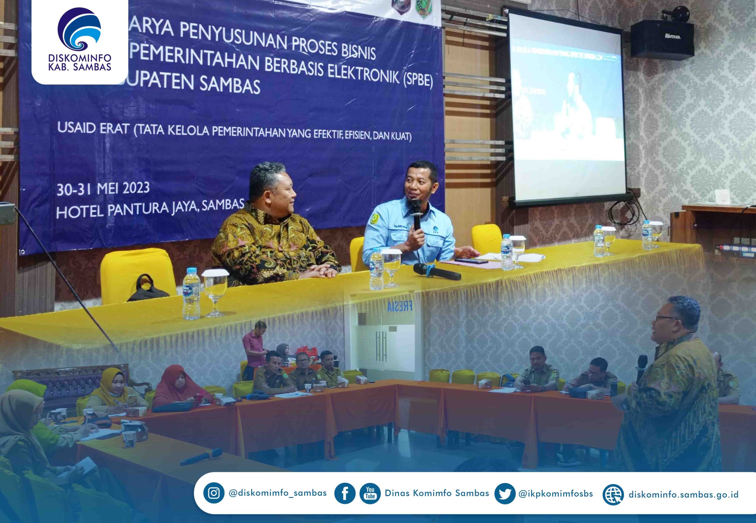 Read more about the article Lokakarya Penyusunan Proses Bisnis SPBE Kabupaten Sambas