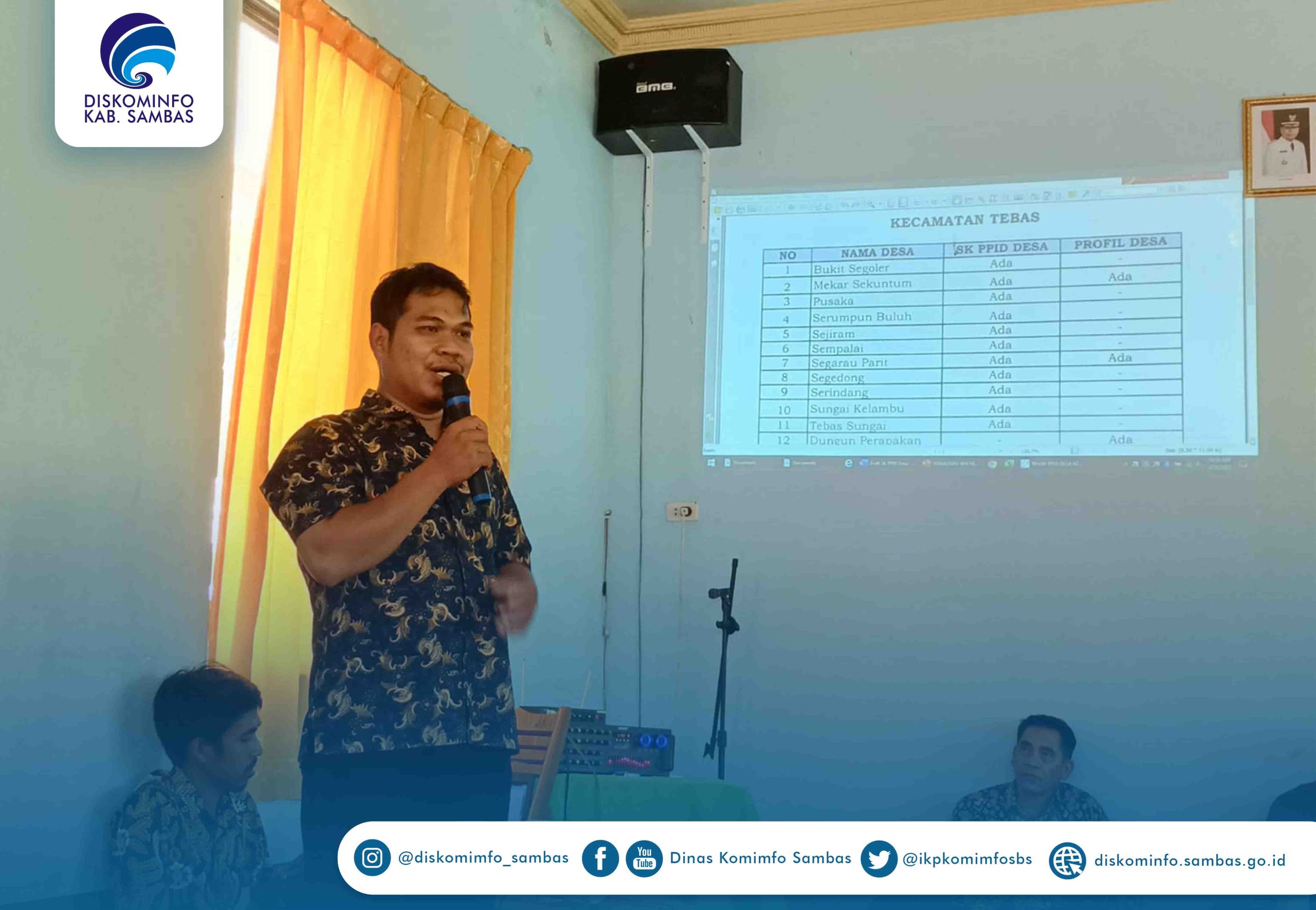 Read more about the article PPID Kabupaten Sambas Dorong Pembentukan Seluruh PPID Desa di Kecamatan Tebas