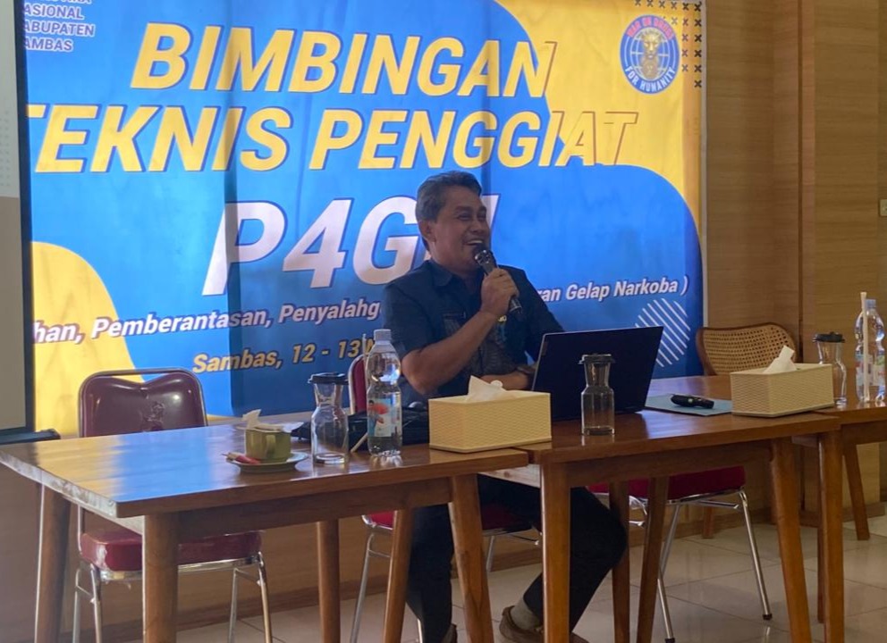 Kabid E-Government Diskominfo Sambas Jadi Narasumber Literasi Digital dalam Kegiatan Penggiat P4GN