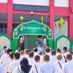 Tingkatkan Disiplin Pasca Lebaran, Dinas Kominfo Sambas Ikuti Apel Gabungan di Kantor Bupati